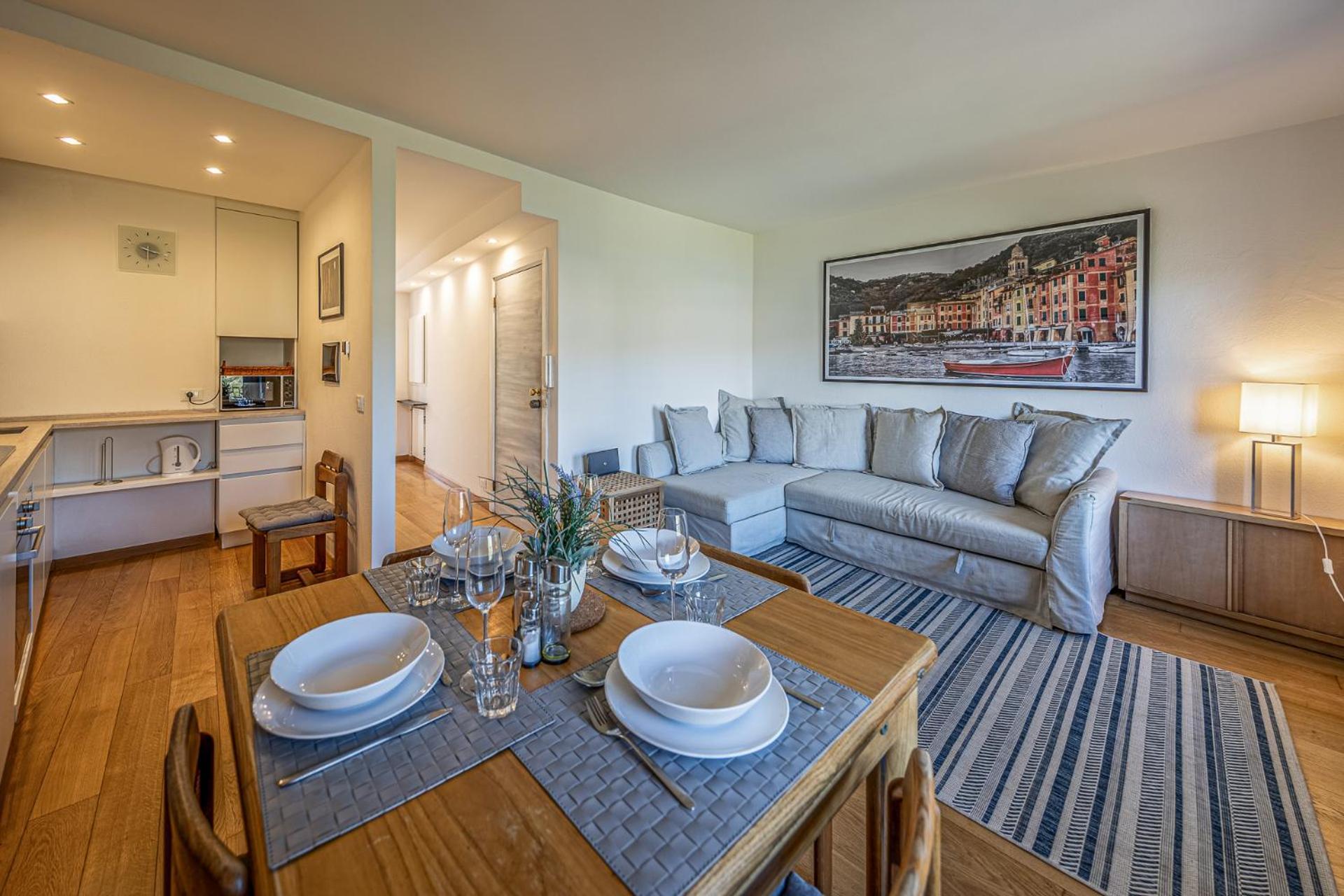 Cozy Apartment - Relax E Vista Mare Da Sogno Санта-Маргерита-Лигуре Экстерьер фото