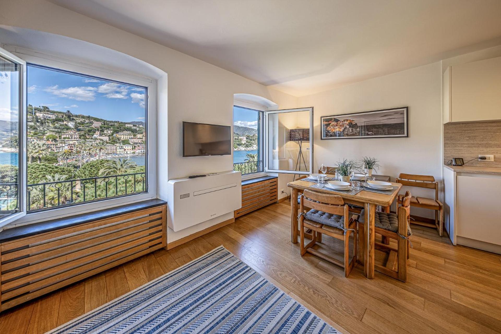 Cozy Apartment - Relax E Vista Mare Da Sogno Санта-Маргерита-Лигуре Экстерьер фото